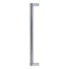 Top Knobs [M2490] Plated Steel Appliance/Door Pull Handle - Pennington Series - Polished Chrome Finish - 12" C/C - 12 9/16" L