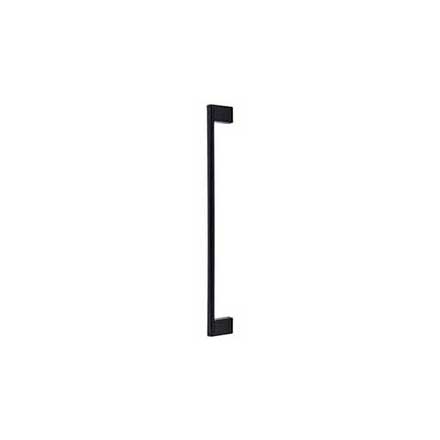Top Knobs [M2505] Plated Steel Appliance/Door Pull Handle - Princetonian Series - Flat Black Finish - 30" C/C - 32" L