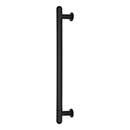 Top Knobs [TK3337BLK] Die Cast Zinc Appliance/Door Pull Handle - Lambert Series - Flat Black Finish - 12" C/C - 14 5/8" L