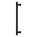 Top Knobs [TK3338BLK] Die Cast Zinc Appliance/Door Pull Handle - Lambert Series - Flat Black Finish - 18" C/C - 20 5/8" L