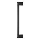 Top Knobs [TK3389BLK] Die Cast Zinc Appliance/Door Pull Handle - Newburn Series - Flat Black Finish - 18" C/C - 19 1/4" L