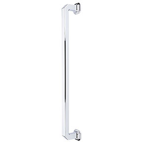 Top Knobs [TK292PC] Die Cast Zinc Appliance/Door Pull Handle - Emerald Series - Polished Chrome Finish - 12" C/C - 13" L