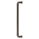 Top Knobs [TK327AG] Die Cast Zinc Appliance/Door Pull Handle - Reeded Series - Ash Gray Finish - 12" C/C - 13 11/16" L