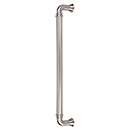 Top Knobs [TK327BSN] Die Cast Zinc Appliance/Door Pull Handle - Reeded Series - Brushed Satin Nickel Finish - 12" C/C - 13 11/16" L