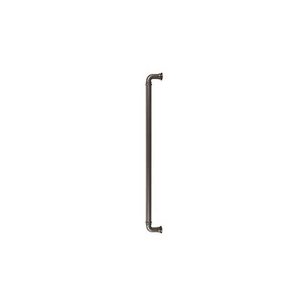 Top Knobs [TK328AG] Die Cast Zinc Appliance/Door Pull Handle - Reeded Series - Ash Gray Finish - 18" C/C - 18 7/8" L