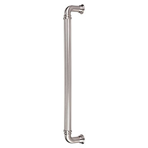 Top Knobs [TK328BSN] Die Cast Zinc Appliance/Door Pull Handle - Reeded Series - Brushed Satin Nickel Finish - 18" C/C - 18 7/8" L