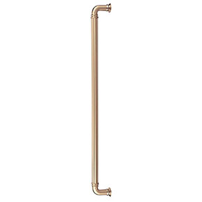 Top Knobs [TK328HB] Die Cast Zinc Appliance/Door Pull Handle - Reeded Series - Honey Bronze Finish - 18" C/C - 18 7/8" L