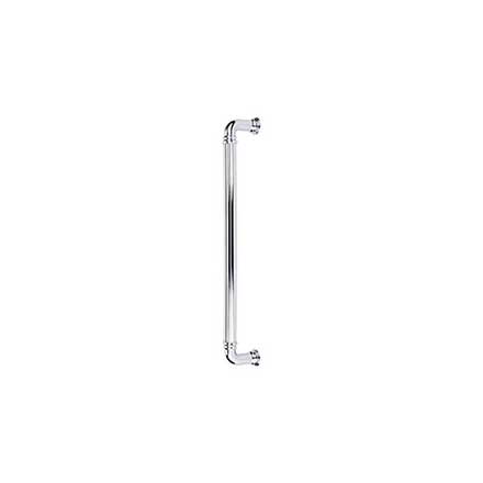 Top Knobs [TK328PC] Die Cast Zinc Appliance/Door Pull Handle - Reeded Series - Polished Chrome Finish - 18" C/C - 18 7/8" L