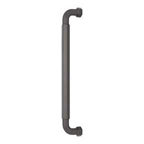 Top Knobs [TK3207AG] Die Cast Zinc Appliance/Door Pull Handle - Dustin Series - Ash Gray Finish - 12" C/C - 13" L