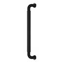 Top Knobs [TK3207BLK] Die Cast Zinc Appliance/Door Pull Handle - Dustin Series - Flat Black Finish - 12" C/C - 13" L