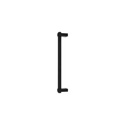 Top Knobs [TK3216BLK] Die Cast Zinc Appliance/Door Pull Handle - Lawrence Series - Flat Black Finish - 12" C/C - 13" L