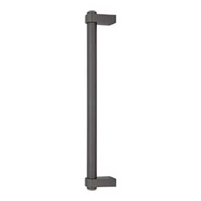 Top Knobs [TK3217AG] Die Cast Zinc Appliance/Door Pull Handle - Lawrence Series - Ash Gray Finish - 18" C/C - 19" L