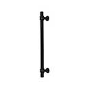 Top Knobs [M2775] Die Cast Zinc Appliance/Door Pull Handle - Bit Series - Flat Black Finish - 12" C/C - 14 15/16" L