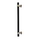 Top Knobs [M2778] Die Cast Zinc Appliance/Door Pull Handle - Bit Series - Flat Black & Pewter Antique Finish - 12" C/C - 14 15/16" L