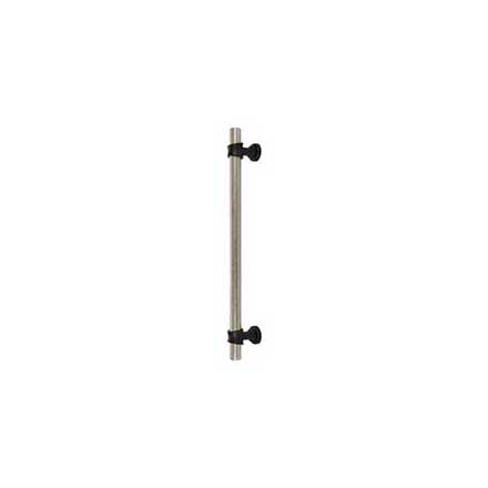 Top Knobs [M2791] Die Cast Zinc Appliance/Door Pull Handle - Bit Series - Pewter Antique &amp; Flat Black Finish - 18" C/C - 20 15/16" L