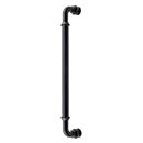 Top Knobs [TK889BLK] Die Cast Zinc Appliance/Door Pull Handle - Brixton Series - Flat Black Finish - 12&quot; C/C - 12 7/8&quot; L