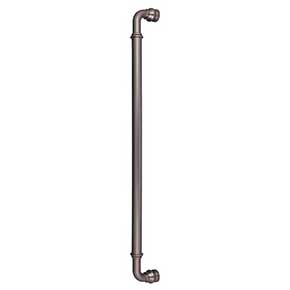 Top Knobs [TK891AG] Die Cast Zinc Appliance/Door Pull Handle - Brixton Series - Ash Gray Finish - 18" C/C - 18 1/2" L