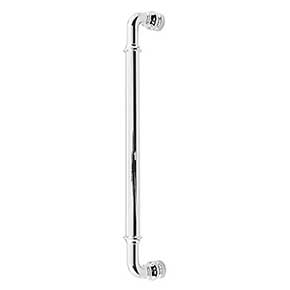 Top Knobs [TK891PC] Die Cast Zinc Appliance/Door Pull Handle - Brixton Series - Polished Chrome Finish - 18" C/C - 18 1/2" L