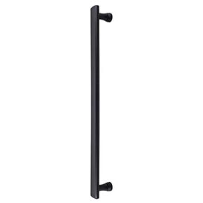 Top Knobs [TK858BLK] Die Cast Zinc Appliance/Door Pull Handle - Kingsbridge Series - Flat Black Finish - 12" C/C - 13 3/8" L