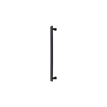 Top Knobs [TK858BLK] Die Cast Zinc Appliance/Door Pull Handle - Kingsbridge Series - Flat Black Finish - 12" C/C - 13 3/8" L