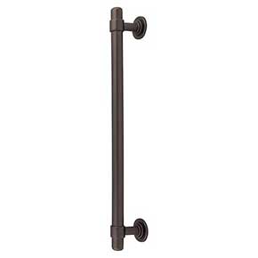 Top Knobs [TK3007AG] Die Cast Zinc Appliance/Door Pull Handle - Ellis Series - Ash Gray Finish - 12" C/C - 14 3/16" L