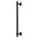 Top Knobs [TK3007AG] Die Cast Zinc Appliance/Door Pull Handle - Ellis Series - Ash Gray Finish - 12&quot; C/C - 14 3/16&quot; L