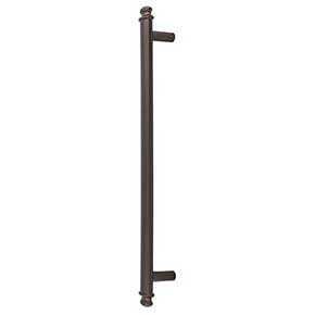 Top Knobs [TK3058AG] Die Cast Zinc Appliance/Door Pull Handle - Julian Series - Ash Gray Finish - 12" C/C - 14 15/16" L