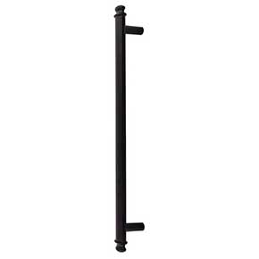 Top Knobs [TK3059BLK] Die Cast Zinc Appliance/Door Pull Handle - Julian Series - Flat Black Finish - 18" C/C - 20 15/16" L