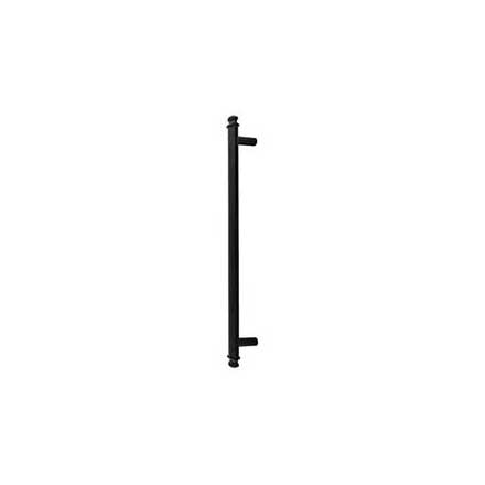 Top Knobs [TK3059BLK] Die Cast Zinc Appliance/Door Pull Handle - Julian Series - Flat Black Finish - 18" C/C - 20 15/16" L