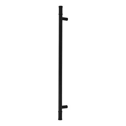 Top Knobs [TK3239BLK] Steel Appliance/Door Pull Handle - Burnham Series - Flat Black Finish - 18&quot; C/C - 23&quot; L