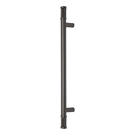 Top Knobs [TK3238AG] Steel Appliance/Door Pull Handle - Burnham Series - Ash Gray Finish - 12" C/C - 17" L