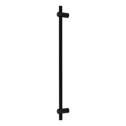 Top Knobs [TK3259BLK] Steel Appliance/Door Pull Handle - Dempsey Series - Flat Black Finish - 18" C/C - 21 1/4" L