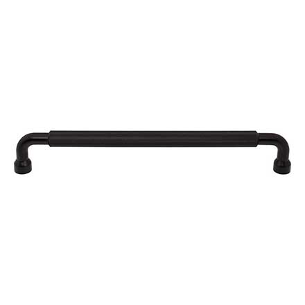 Top Knobs [TK3268BLK] Steel Appliance/Door Pull Handle - Garrison Series - Flat Black Finish - 12" C/C - 12 7/8" L
