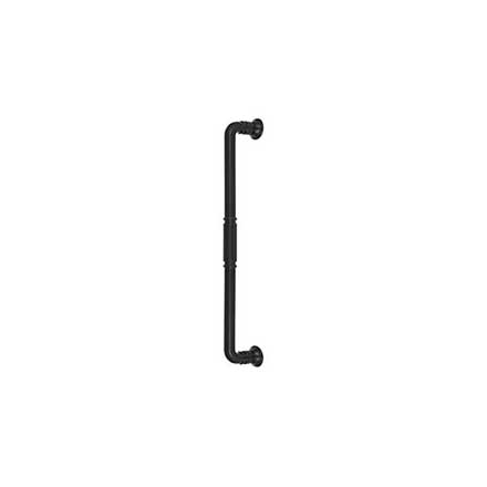 Top Knobs [TK1008BLK] Die Cast Zinc Appliance/Door Pull Handle - Kent Series - Flat Black Finish - 12" C/C - 13 1/8" L