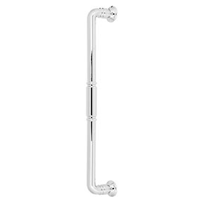Top Knobs [TK1008PC] Die Cast Zinc Appliance/Door Pull Handle - Kent Series - Polished Chrome Finish - 12" C/C - 13 1/8" L