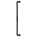 Top Knobs [TK1009BLK] Die Cast Zinc Appliance/Door Pull Handle - Kent Series - Flat Black Finish - 18" C/C - 19 1/8" L