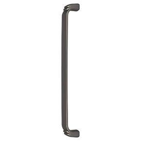 Top Knobs [TK1037AG] Die Cast Zinc Appliance/Door Pull Handle - Pomander Series - Ash Gray Finish - 12" C/C - 12 5/8" L