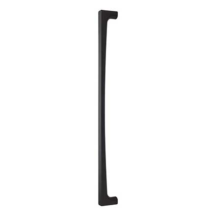 Top Knobs [TK1019BLK] Die Cast Zinc Appliance/Door Pull Handle - Riverside Series - Flat Black Finish - 18" C/C - 18 1/2" L