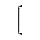 Top Knobs [TK3148BLK] Die Cast Zinc Appliance/Door Pull Handle - Cranford Series - Flat Black Finish - 18&quot; C/C - 19 3/8&quot; L