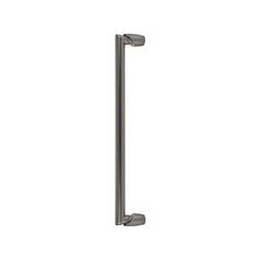 Top Knobs [TK3138AG] Die Cast Zinc Appliance/Door Pull Handle - Florham Series - Ash Gray Finish - 12" C/C - 12 7/8" L