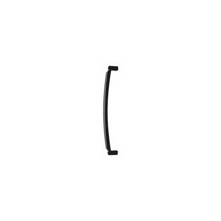 Top Knobs [TK3177BLK] Die Cast Zinc Appliance/Door Pull Handle - Haddonfield Series - Flat Black Finish - 12" C/C - 12 5/8" L