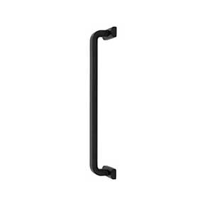 Top Knobs [TK3168BLK] Die Cast Zinc Appliance/Door Pull Handle - Harrison Series - Flat Black Finish - 12" C/C - 12 7/8" L