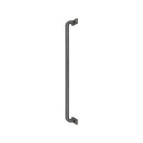 Top Knobs [TK3169AG] Die Cast Zinc Appliance/Door Pull Handle - Harrison Series - Ash Gray Finish - 18" C/C - 18 7/8" L