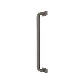 Top Knobs [TK3168AG] Die Cast Zinc Appliance/Door Pull Handle - Harrison Series - Ash Gray Finish - 12" C/C - 12 7/8" L