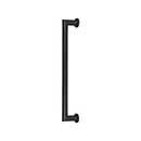 Top Knobs [TK3157BLK] Die Cast Zinc Appliance/Door Pull Handle - Morris Series - Flat Black Finish - 12&quot; C/C - 13 3/16&quot; L