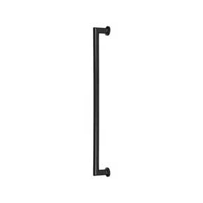 Top Knobs [TK3158BLK] Die Cast Zinc Appliance/Door Pull Handle - Morris Series - Flat Black Finish - 18" C/C - 19 3/16" L