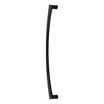 Top Knobs [TK3395BLK] Die Cast Zinc Appliance/Door Pull Handle - Griggs Series - Flat Black Finish - 18" C/C - 18 3/4" L