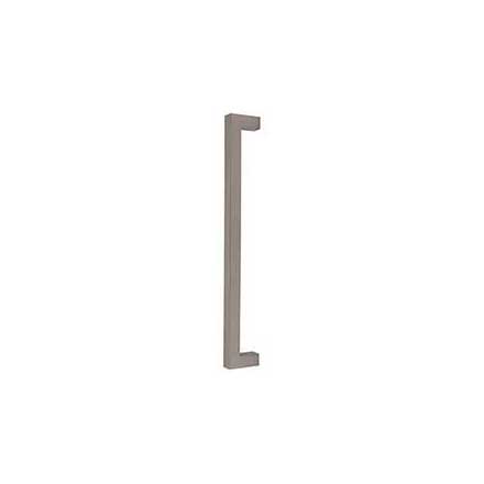 Top Knobs [TK164AG] Die Cast Zinc Appliance/Door Pull Handle - Square Bar Pull Series - Ash Gray Finish - 12" C/C - 12 5/8" L