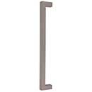 Top Knobs [TK164AG] Die Cast Zinc Appliance/Door Pull Handle - Square Bar Pull Series - Ash Gray Finish - 12" C/C - 12 5/8" L