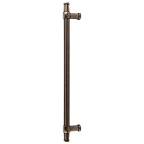 Top Knobs [TK199GBZ] Die Cast Zinc Appliance/Door Pull Handle - Luxor Series - German Bronze Finish - 12" C/C - 14 3/4" L